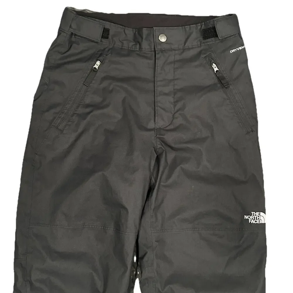 The North Face Ski Snowboard Pants Kids Boys 14 16 Large Black EZ Grow Insulated